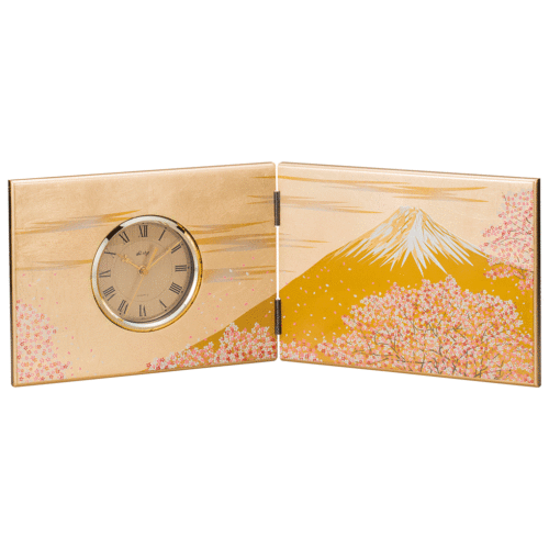 富士雅桜 屏風時計（中） | 加賀 伝統工芸品のオンラインストア なごみ 